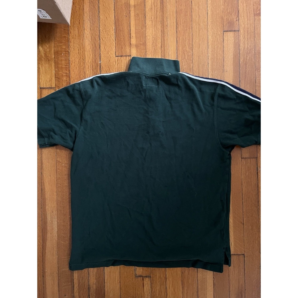 Vintage Abercrombie Fitch Polo Mens XL Green Muscle Cotton Shirt Preppy Y2K - Picture 6 of 7